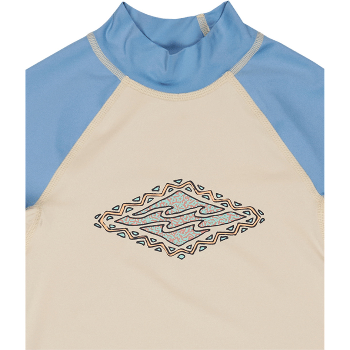 2026 Billabong Junior Waves Short Sleeve Rash Vest EBTWR03004 - Chino